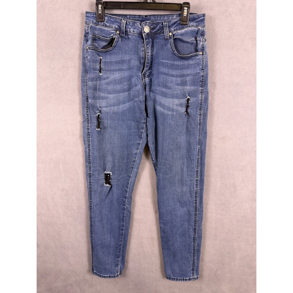 YoungLA 607 Jeans Mens 32x32 tag (30x30 actual) Slim‎ Fit Distressed